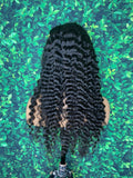 13x4 Deep Wave Lace Front Wig 150% Density  (transparent lace)